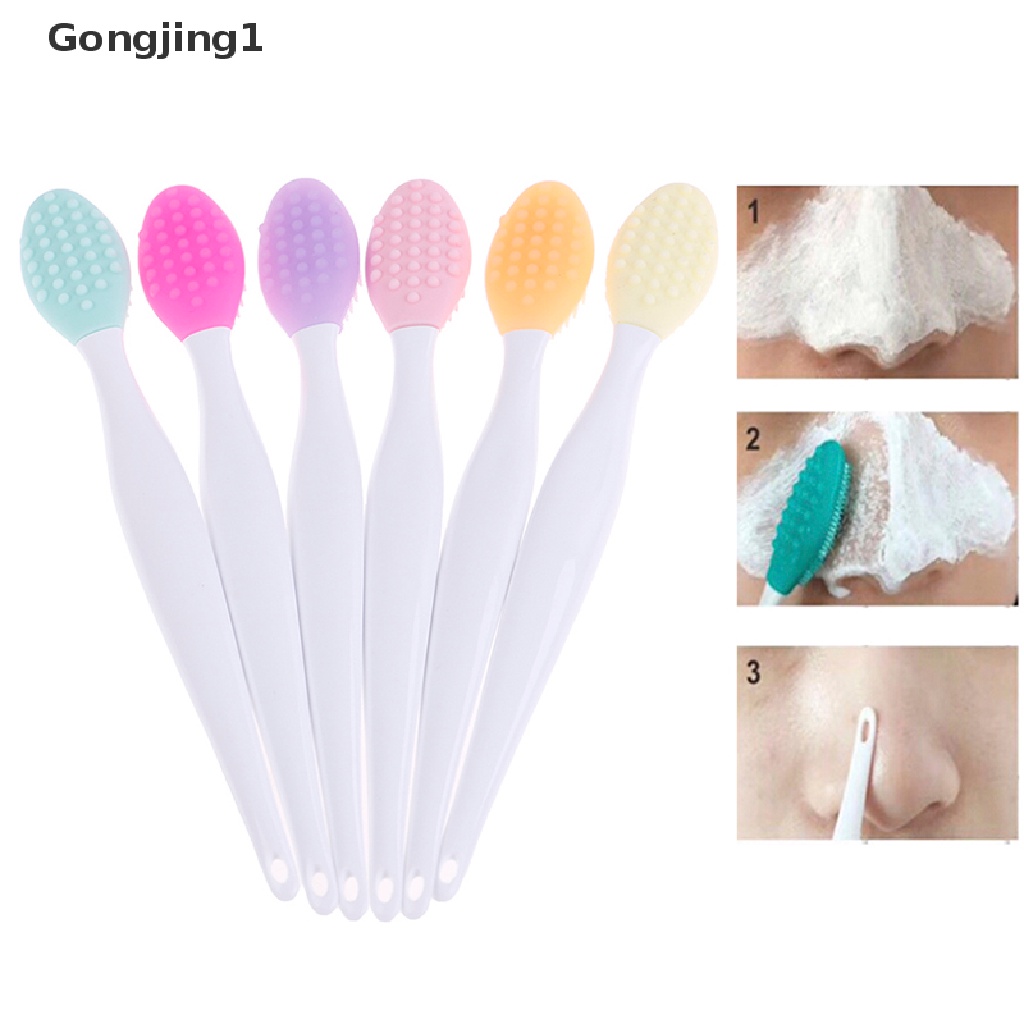 Gongjing1 Brush Silikon Pembersih Pori-Pori / Komedo / Jerawat