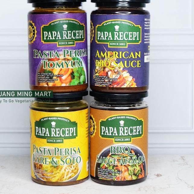 

Penawaran Terbaik--Papa Recepi / Papa Recepi Bumbu Vegan Sauce 260gr