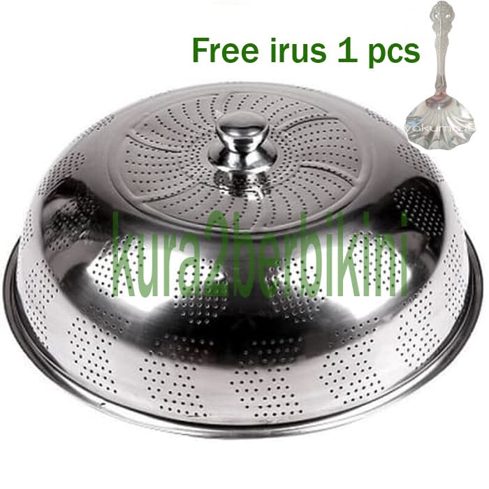 Tudung saji berukuran 60 cm berbahan stainless