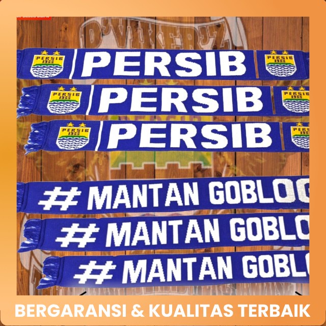 syal persib ultras besar tebal ukuran 150x15cm slayer scraf originak bolak balik