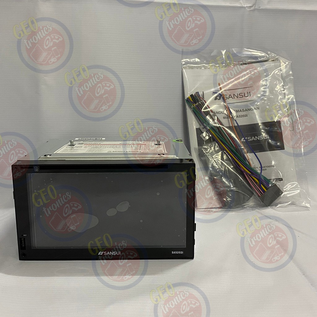 Head Unit Double Din Mobil Sansui SA 5202i YOKOHAMA KYOTO TOKYO SAPPORO