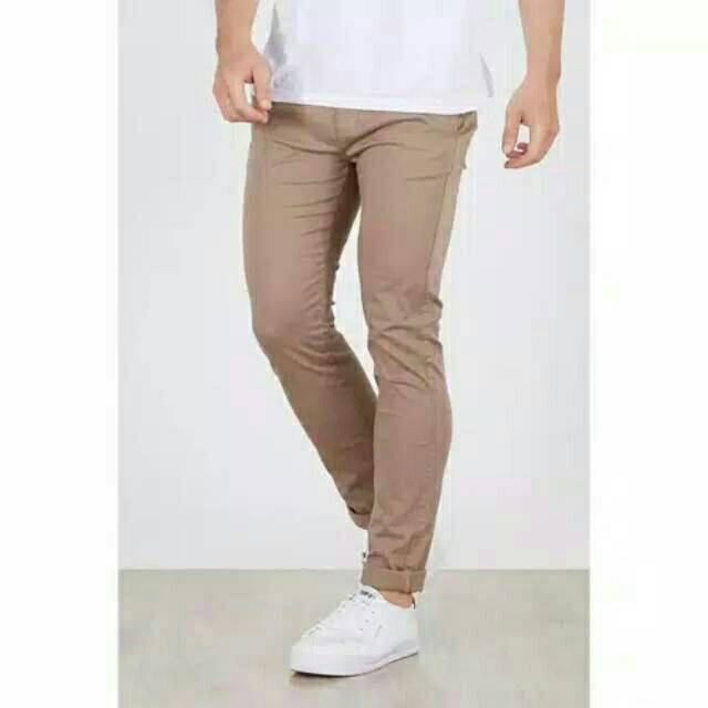 celana chinos pria 3 Second