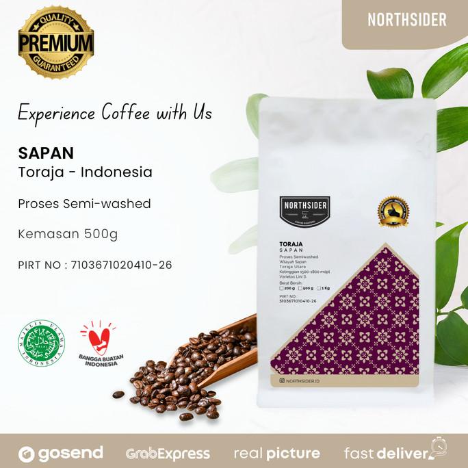 

BIJI KOPI ARABIKA TORAJA SAPAN DRY HULLED - 500GR NORTHSIDER COFFEE