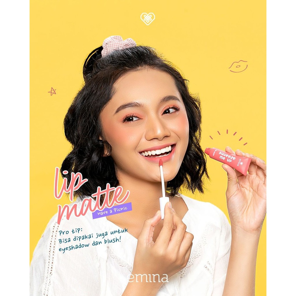 ✿CANTIKA✿ ˜”*°• emina •°*”˜. Emina Squeeze Me Up Lip Matte lipstick lipcream lipoil face care kosmet