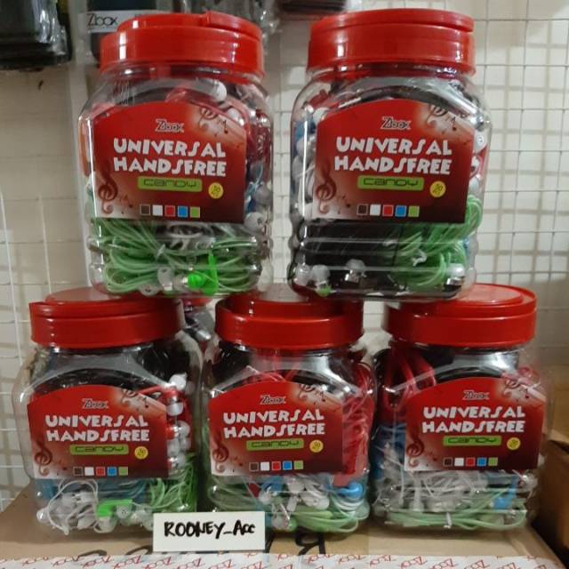 HEADSET TOPLES UNIVERSAL ZBOX CANDY/HF TOPLES CANDY ZBOX ISI 50PCS/HF MUSIC + MIC ZBOX TOPLES GROSIR