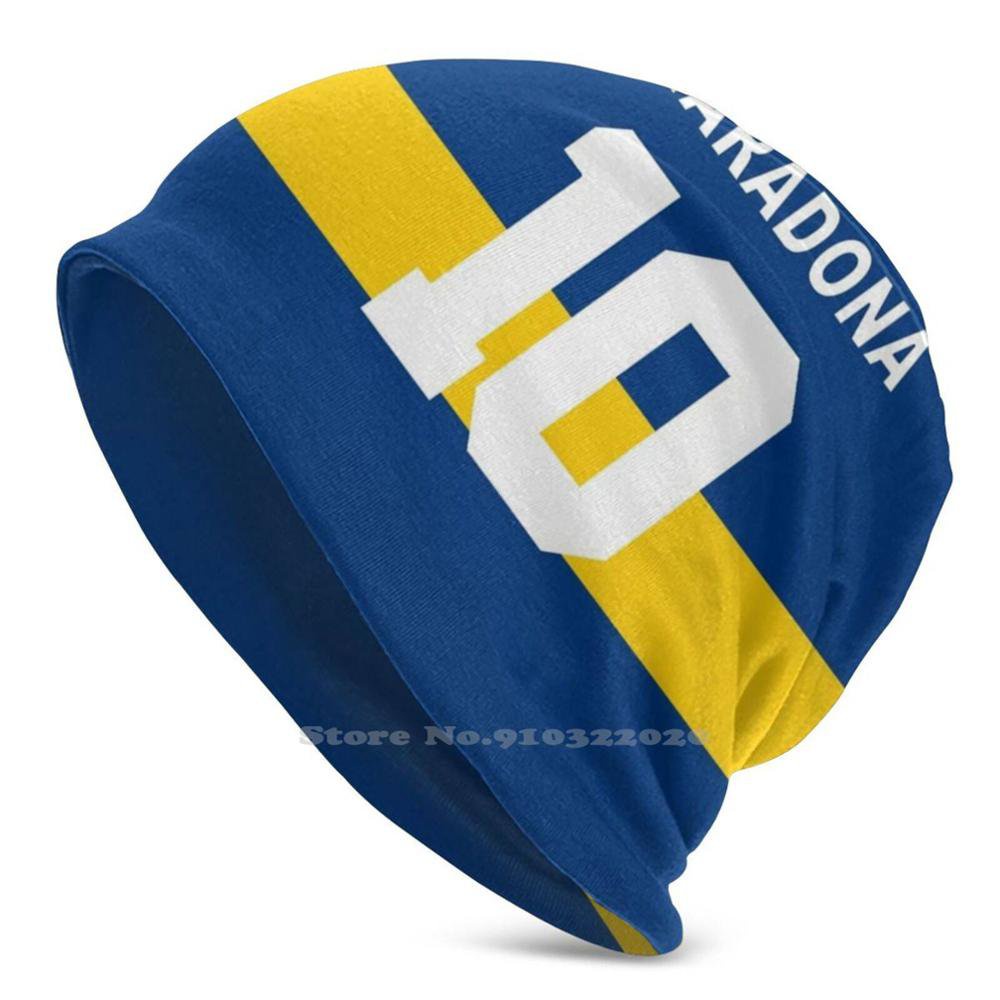 Diego Maradona Shirt 10 D10 Skullies & Beanies Autumn Winter Warm Hat Maradona Diego Maradona Diego