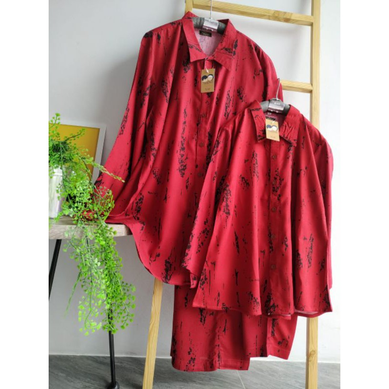 Setelan Celana Anak Perempuan dan Dewasa Lengan Panjang Tabina Bahan Katun Rayon usia 2 tahun hingga Dewasa All Size