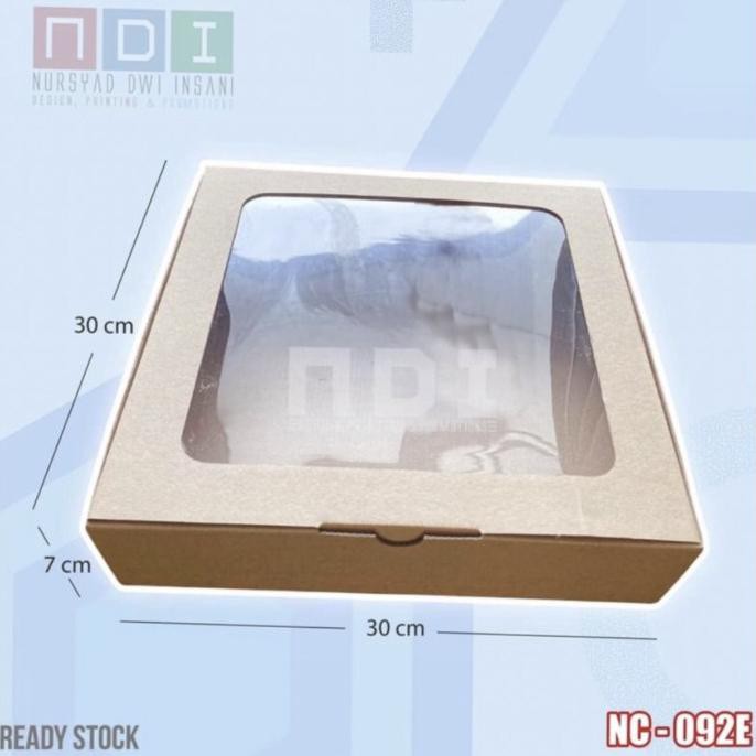 

er_47store DUS BOX CORRUGATED TUTUP MIKA 1 PAK (ISI 10pcs) Uk. 30x30x7cm ready
