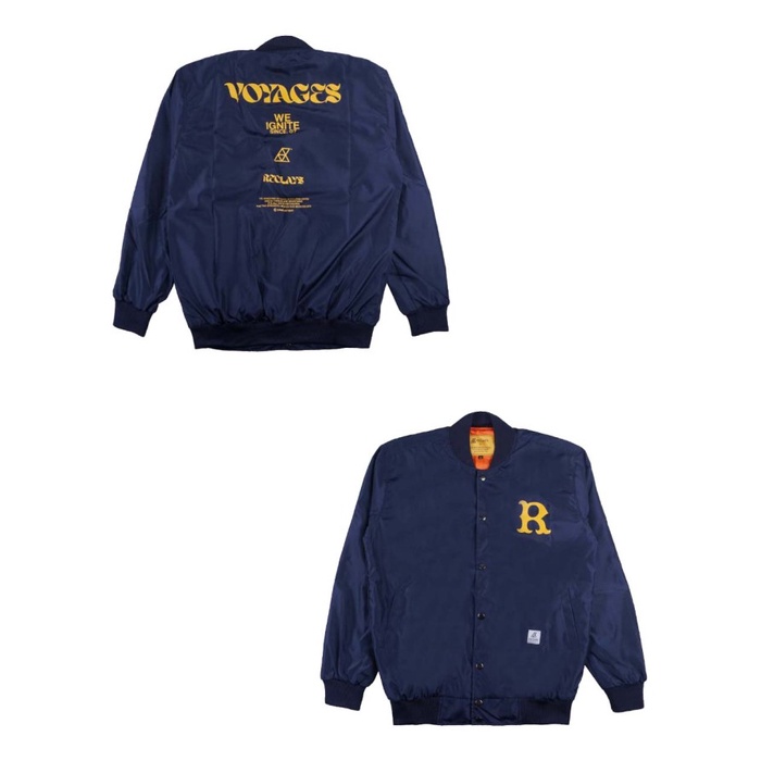 Reclays Jaket Pria VOYAGE Biru NAVY | Blue Navy Jacket - S(X3K6) Jaket Pria Terbaru Jaket Pria Distr