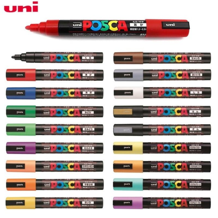

Uni POSCA PC-5M Marker Pen - Medium Tip - Violet