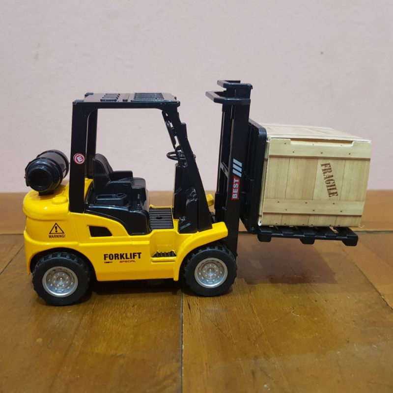Diecast Mobil Forklift - Mainan Miniatur Mobil Forklift