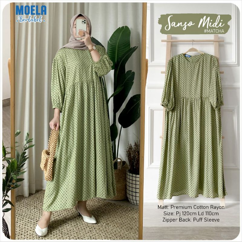MOA MIDI + SANSO MIDI + AGATHA MIDI + LOVA TUNIK + POLIA TUNIK ori by MOELA