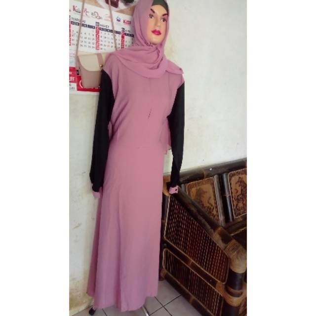 Gamis moscrepe premium