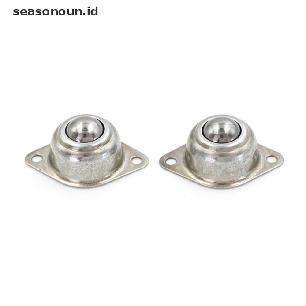 2 Pcs Bola Rol Bearing Caster Dengan 2 Lubang Untuk Meja Kerja