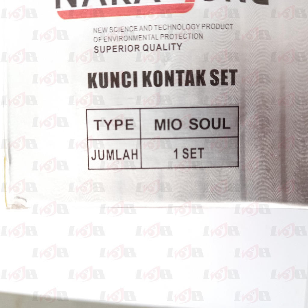 Murah Kunci Kontak Set MIO SOUL FINO Carbu Kode 14D Set Kontak Depan Belakang Motor Yamaha