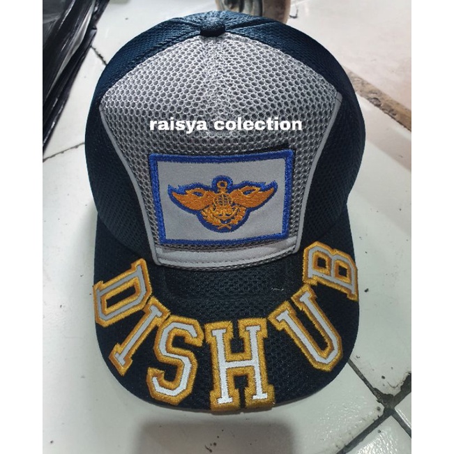 topi dishub jaring premium