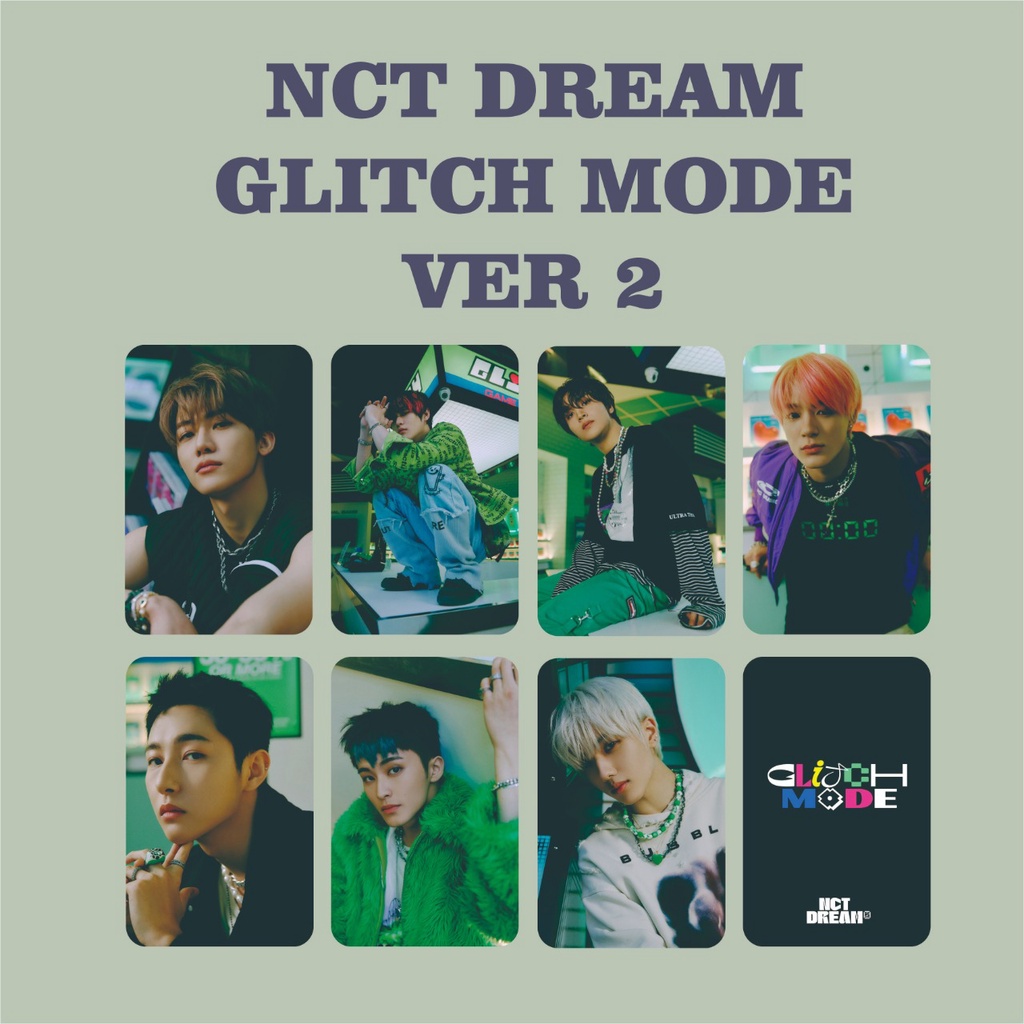 PHOTOCARD NCT DREAM GLITCH MODE