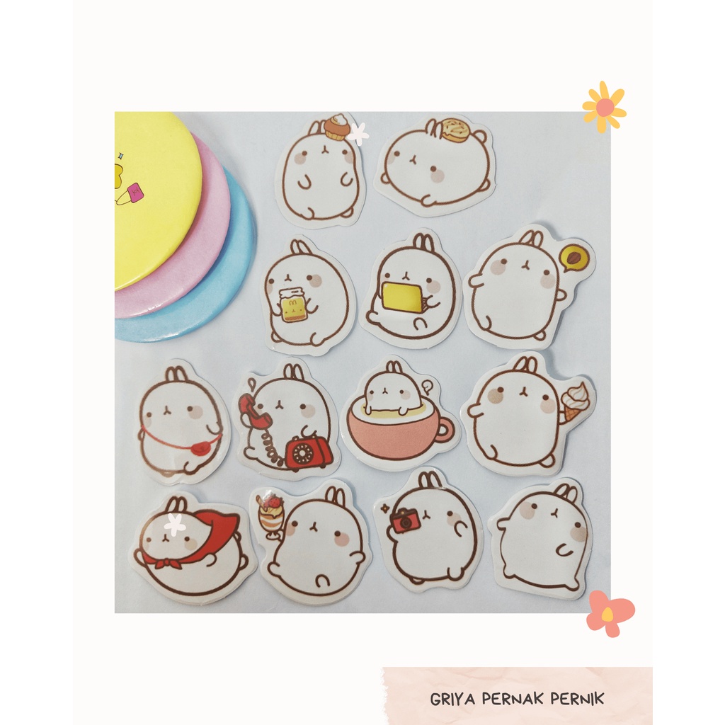 

Pernak Pernik - Stiker Deco Lucu Molang | Stiker Aesthetic Jurnal Scrapbook