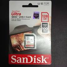 Sandisk SD Card 128gb sdxc Original