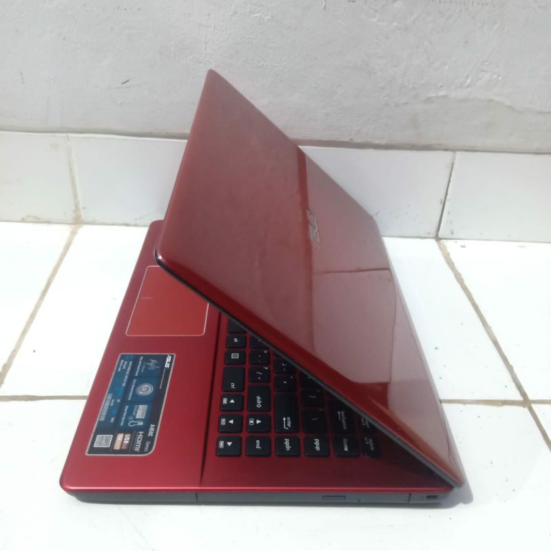 Laptop Asus A450CA Intel Celeron-1007U Ram 4GB HDD 500GB layar 14 inc windows 10 Full aplikasi Siap pakai-4