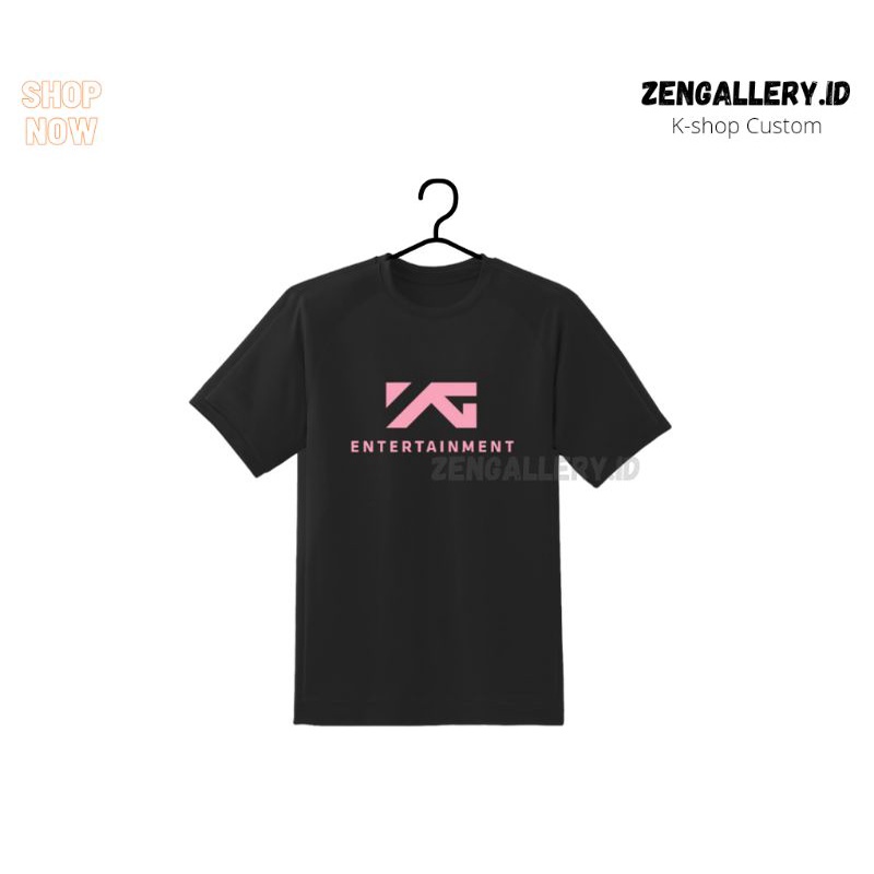 Kaos YG ENTERTAINMENT / Custom T-shirt YG / Kaos Custom Kpop / Tshirt Custom Murah