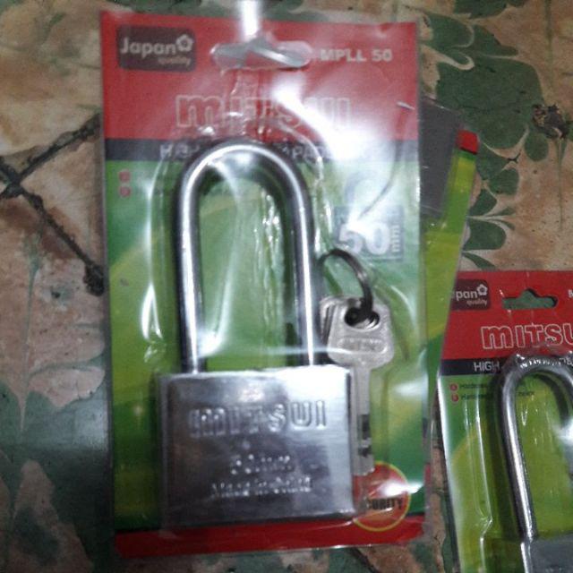Gembok 50mm Leher Panjang Stainless