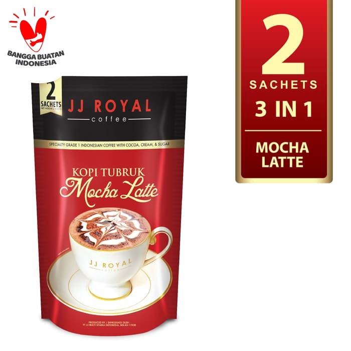 

vd201r Jj Royal Coffee Kopi Tubruk Mocha Latte Inner Bag @ 2 Sachets Ds20X11