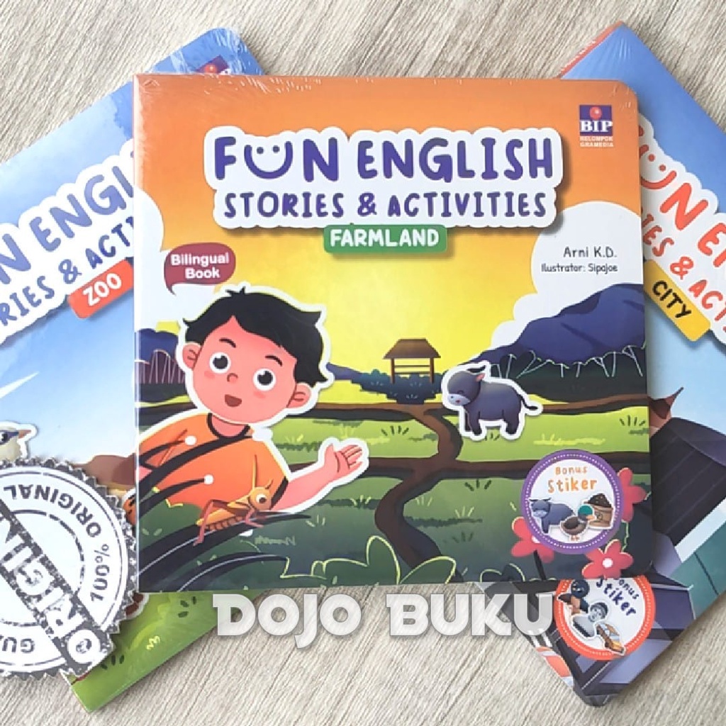 Buku Fun English Stories &amp; Activity: Farmland by Arni KD