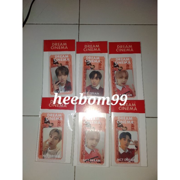 Ar ticket xr nct dream cinema jisung mark haechan chenle renjun