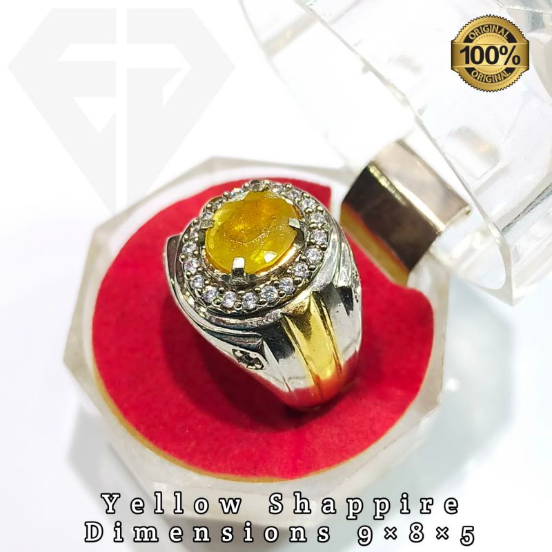 Batu Akik | Batu Yellow Safir Natural