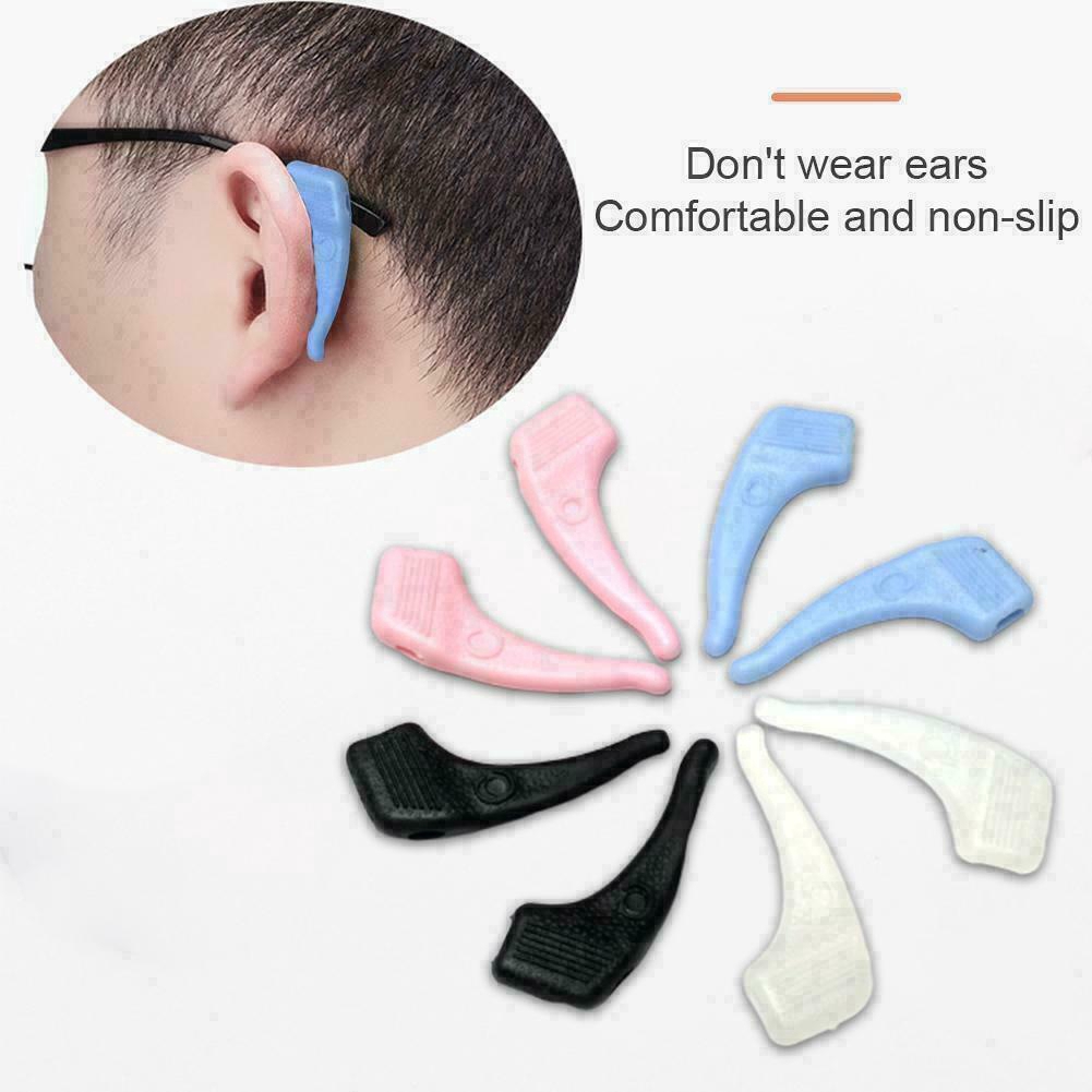 1 Pasang Hook Telinga Anti Slip Bahan Silikon Untuk Aksesoris Kacamata