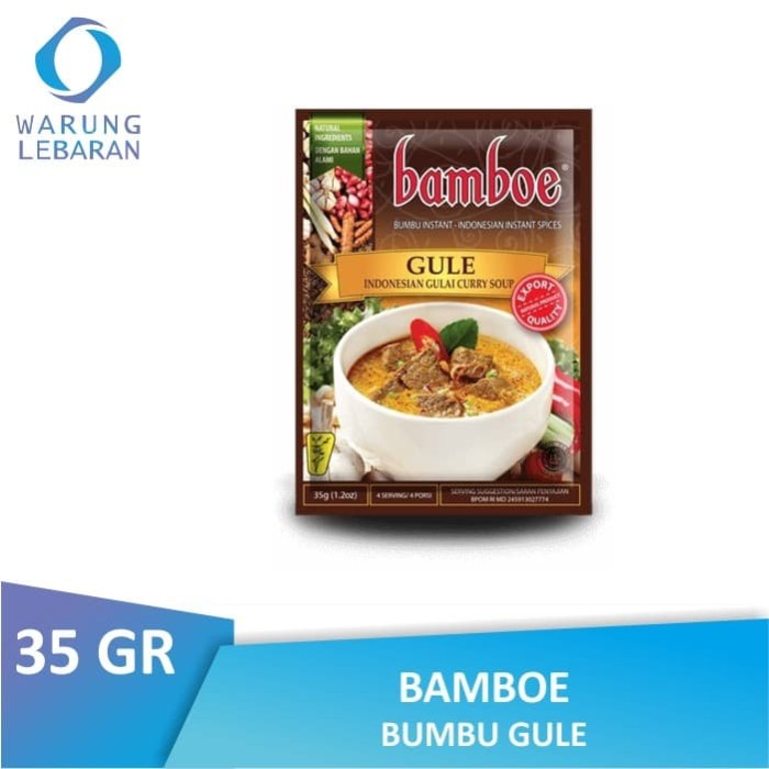 

Instan-Masak-Bumbu- Pack Bamboe Bumbu Gule 35 Gr -Bumbu-Masak-Instan.