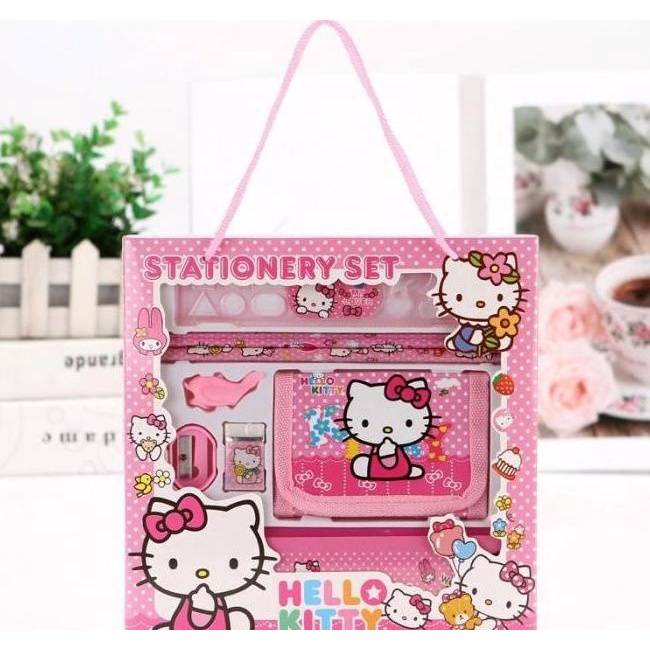

[READY] SET STATIONERY FREE DOMPET / SET ALAT TULIS SEKOLAH FREE NOTE