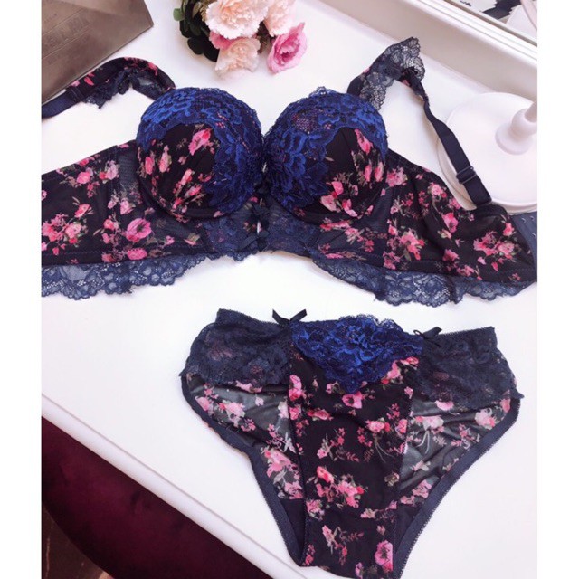 Bra Set (BS7) Linky Korean Version / Bra dengan celana dalam