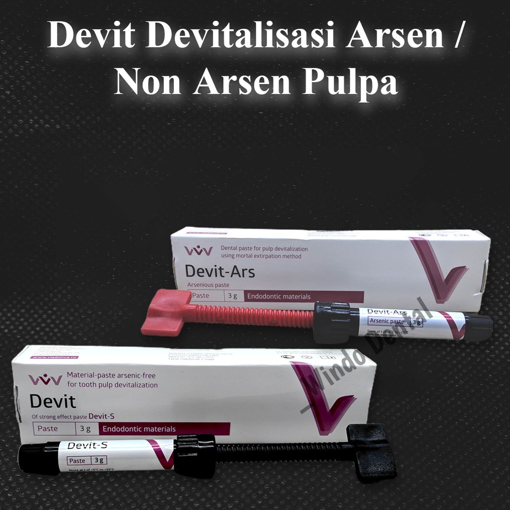 thumbnail image 2 of WholeDent Devit-S Dental Paste – Arsenic-Free Pulp Devitalization (3g Syringe) 2 of 5