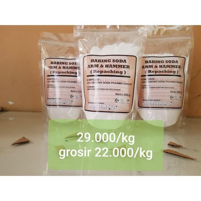 

500 Gr - Baking Soda Arm & And Hammer Murni Sodium Bicarbonate Repack