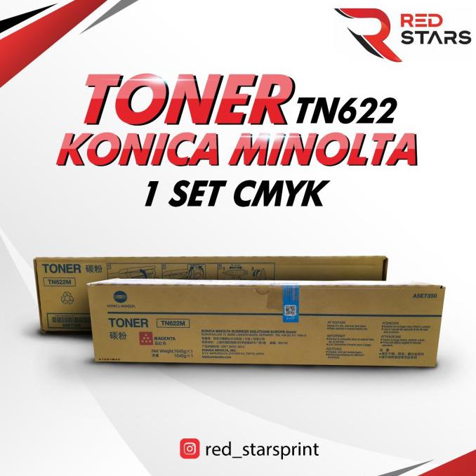 

Produk Unggulan] Toner Tn622 Konica Minolta Bizhubpress C1100/C1085/C6100 Cmyk Original