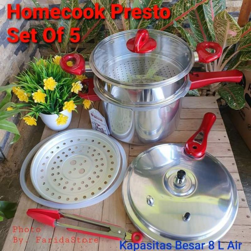 Panci Presto Homecook set of 5