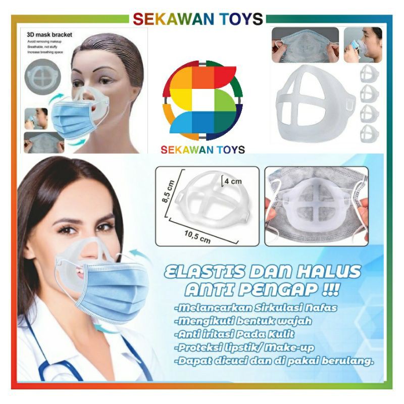 Mask Bracket / Penyangga Masker / mask Support Penahan Masker anti Pengap
