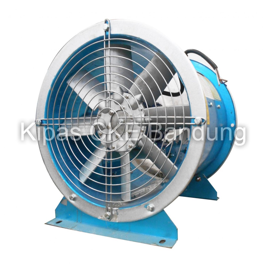 Axial Fan Drum CKE 16 Inch Industri 380v AFD-400GLV/8/0.37/4-HJ Blower Gedung Gudang Pabrik Restoran
