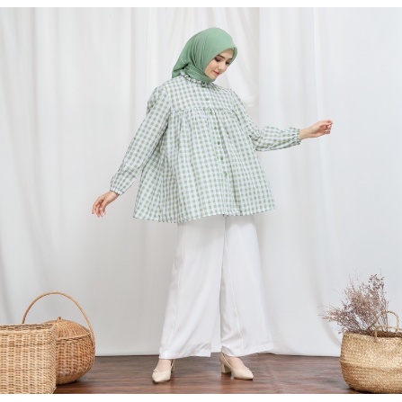 ATASAN WANITA - BLOUSE KOTAK PREMIUM - YOOKA BLOUSE - FASHION WANITA - BAJU ORIGINAL - COD