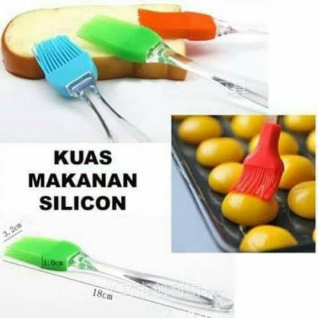 

KUAS KUE/ KUAS SERBAGUNA / KUAS SILIKON BANYAK WARNA