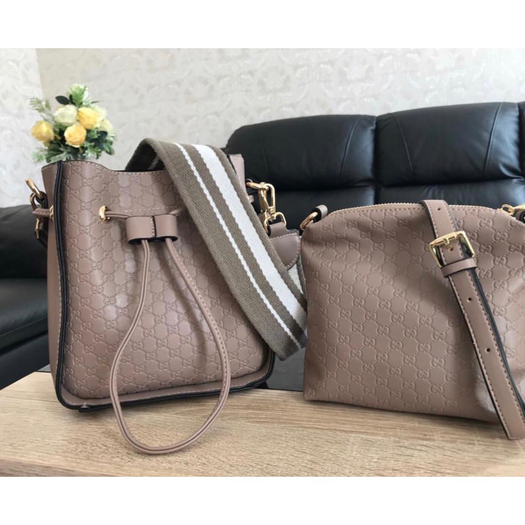 Promo GUCCI Hobo Emboss Bag in Bag