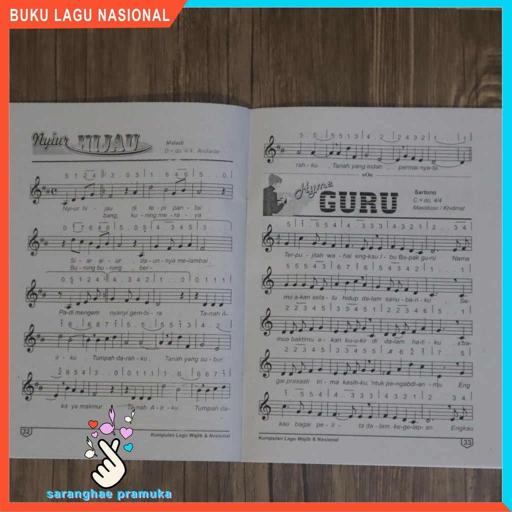 Buku Lagu Wajib Nasional dan Daerah