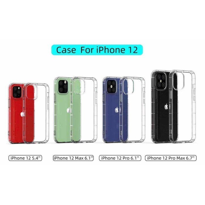 IPHONE 12 MINI 5.4&quot;/IPHONE 12 PRO 6.1&quot;/IPHONE 12 PRO MAX 6.7&quot; CASE SOFTCASE CRYSTAL CASE SPACE CLEAR