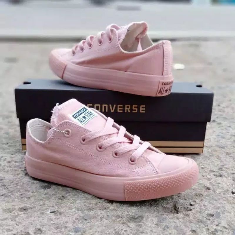 SEPATU CONVERSE PINK ROSE ALLSTAR LOW WANITA
