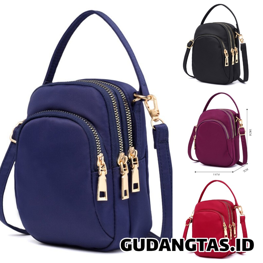 Chibao Mini Tas Selempang Bordir Wanita Ransel Stylish Backpack Tas Ransel Fashion Wanita Tas Korea