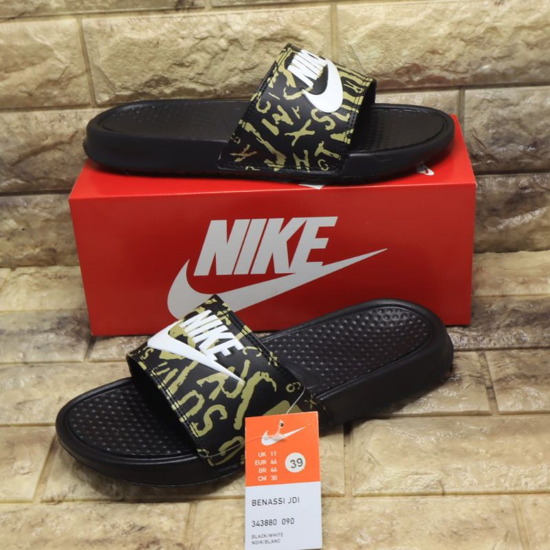 Sandal Pria Slide Nike Swoosh Slop Slip on Casual