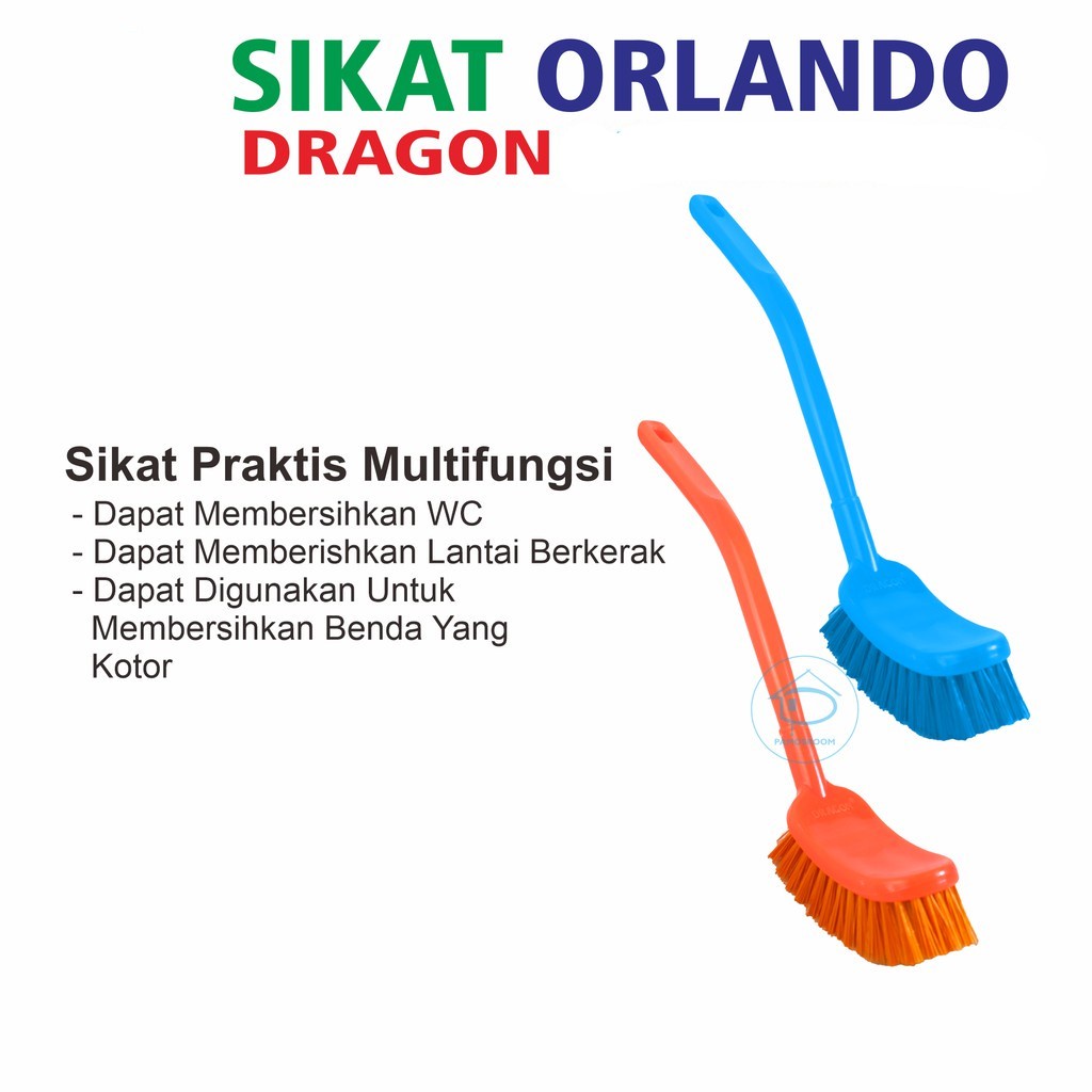 Sikat Cuci gigi lantai WC kamar mandi Sikat Orlando Dragon Murah