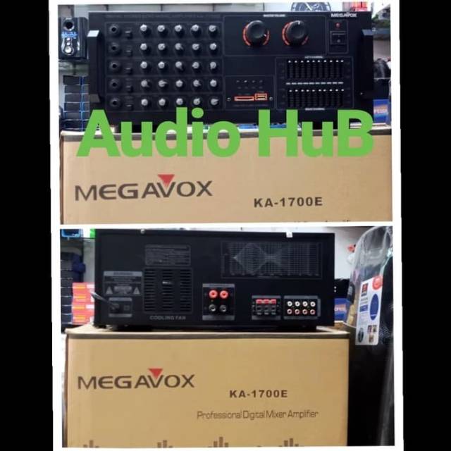 POWER AMPLIFIER MEGAVOX KA 1700E AMPLI MEGAVOX KA1700E KA 1700 E